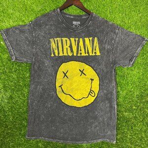 Nirvana Vintage Style Rock T-shirt size Large